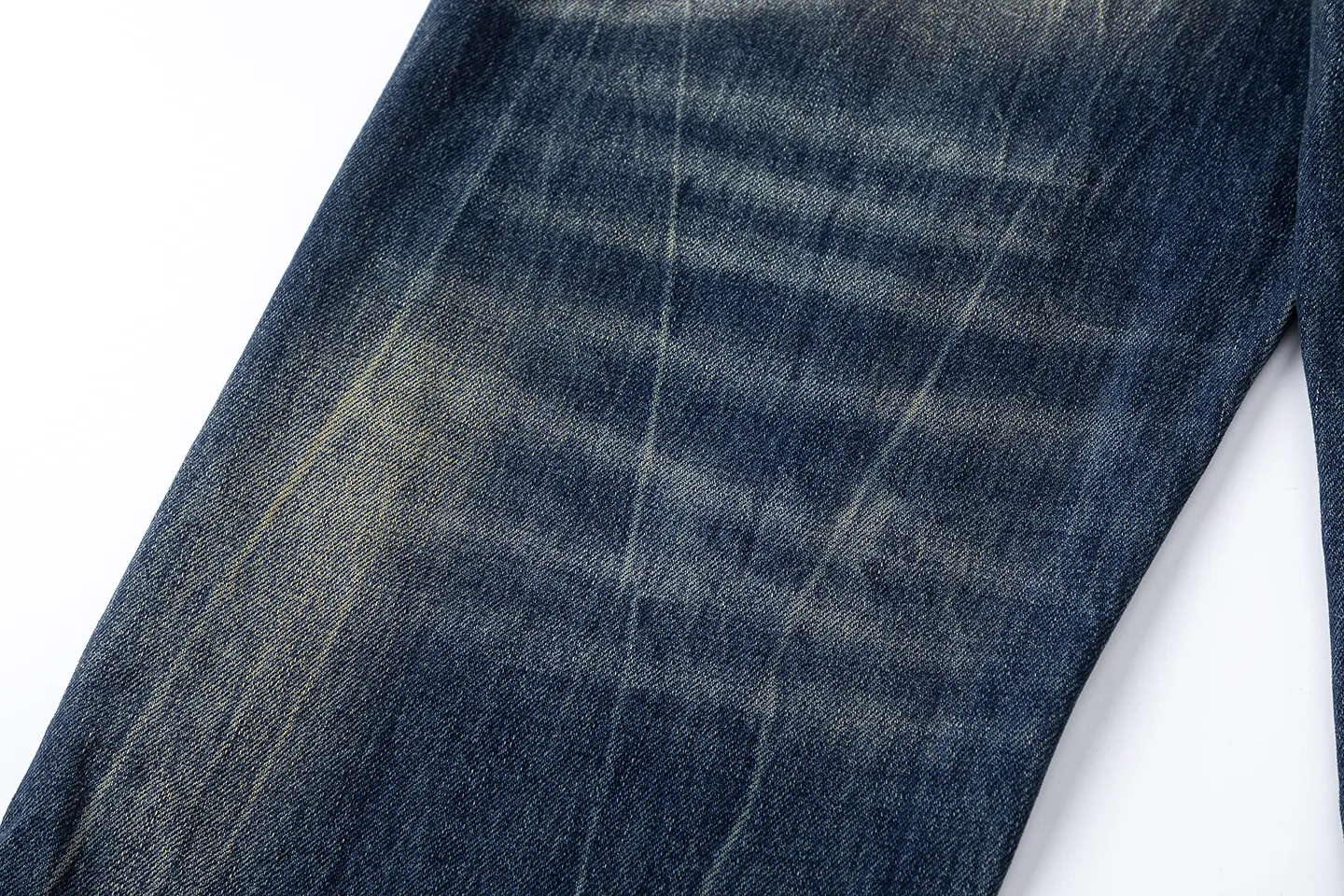 Factory Direct Men's Vintage Loose Fit Stone Washed Denim Jeans - Retro Straight Leg Design for Youth Casual Wear, Spring/Fall