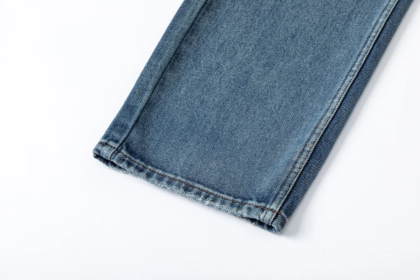 Factory Direct Men's Vintage Loose Fit Stone Washed Denim Jeans for Casual Spring/Fall Streetwear – High Quality, OEM Available