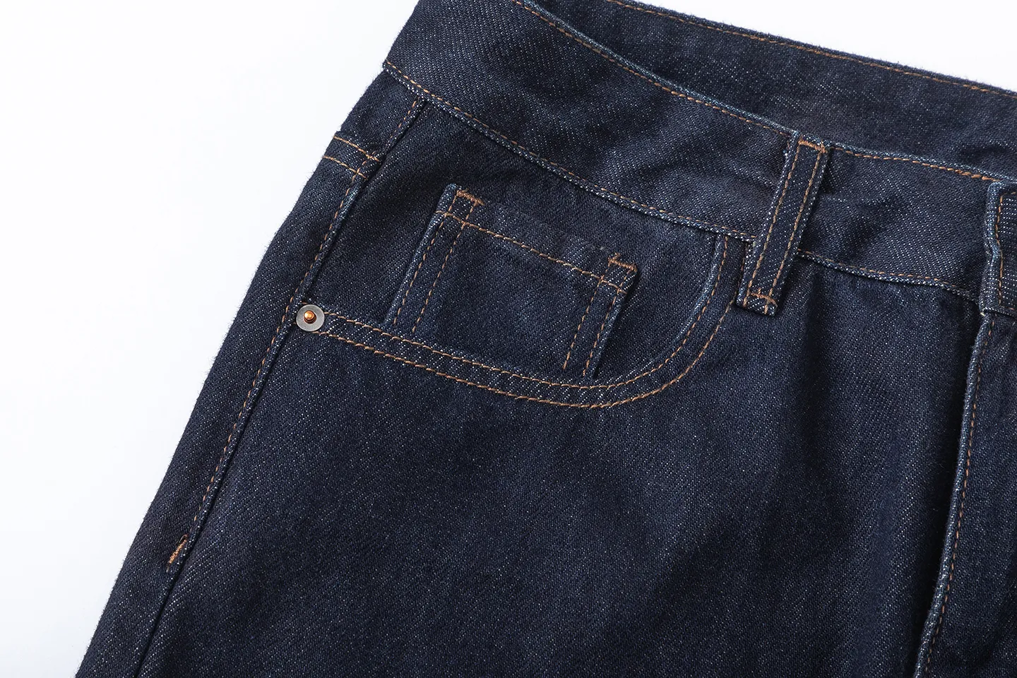 Factory Direct Men's Vintage Loose Fit Stone Washed Denim Jeans for Spring Autumn High Street Style - Trendy Casual Wear