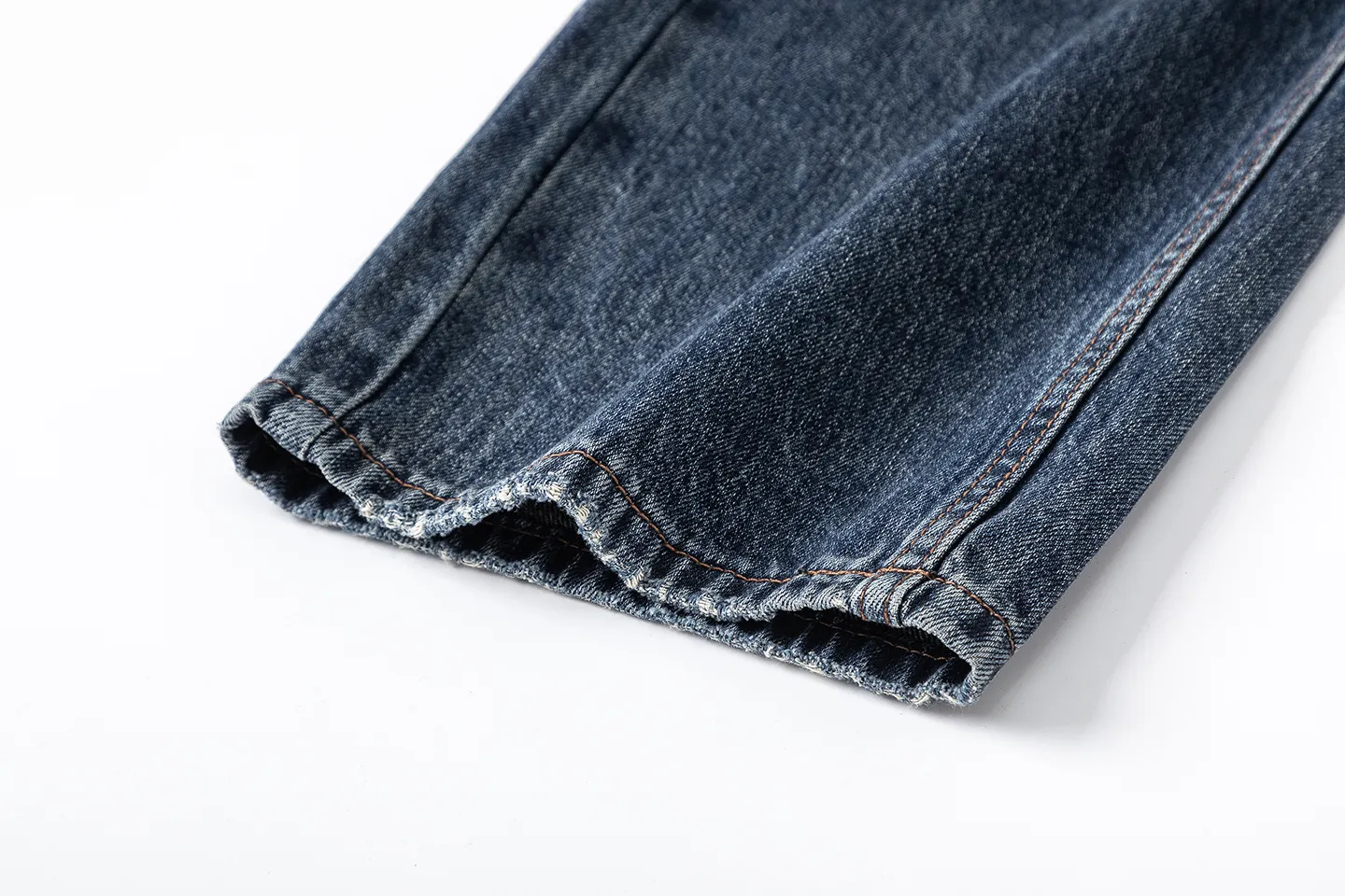 Factory Direct Men's Vintage Loose Fit Stone Washed Denim Jeans - Casual Straight Leg Pants for Spring/Fall, Daily Wear, Youth