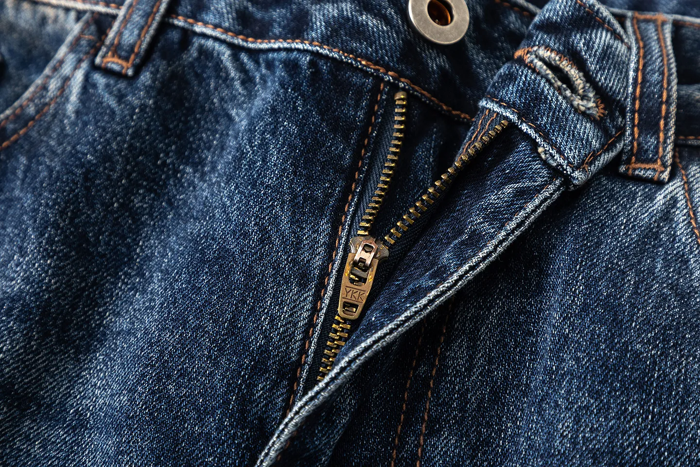 Factory Direct Men's Vintage Loose Fit Stone Washed Denim Jeans - Casual Straight Leg Pants for Spring/Fall, Daily Wear, Youth